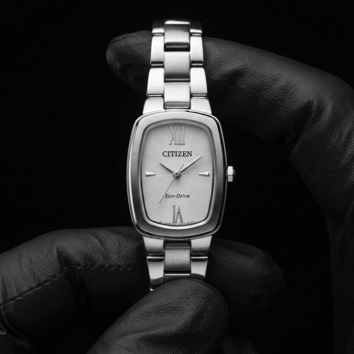 Citizen Eco-Drive Tonneau Çelik Gümüş Kadın Kol Saati | E031-S079038