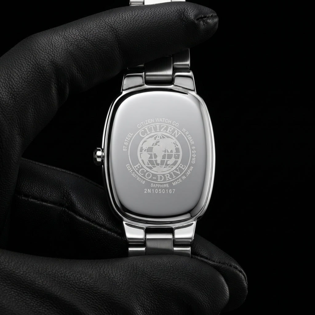 Citizen Eco-Drive Tonneau Çelik Gümüş Kadın Kol Saati | E031-S079038