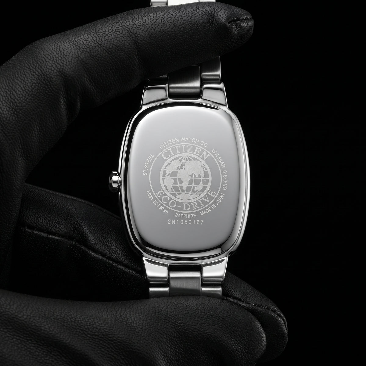 Citizen Eco-Drive Tonneau Çelik Gümüş Kadın Kol Saati | E031-S079038