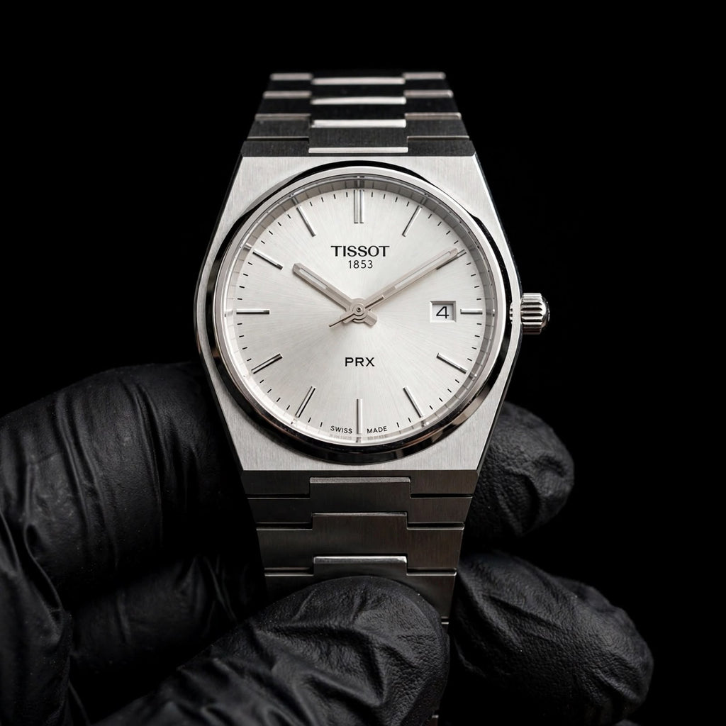 Tissot PRX 40mm Gümüş Kadran - Entegre Çelik Bilezik | HeritageLux