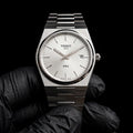Tissot PRX 40mm Gümüş Kadran - Entegre Çelik Bilezik | HeritageLux
