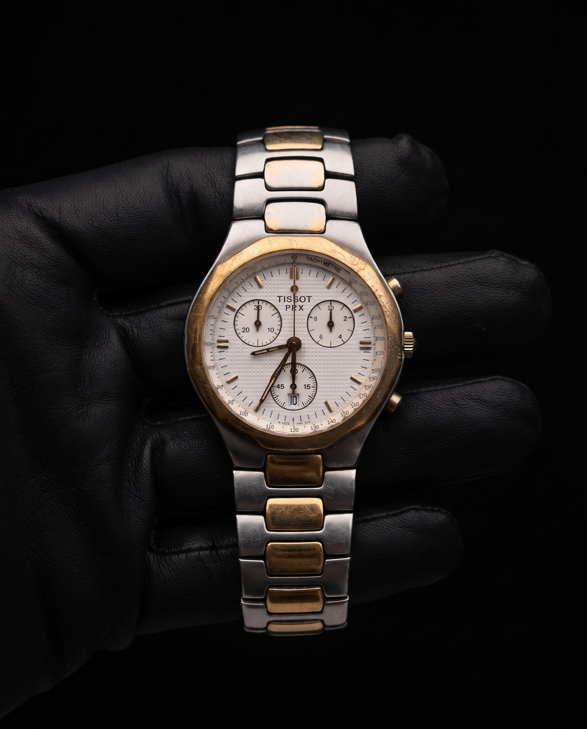 Tissot PRX Kronograf – Çelik ve Altın Tonlu